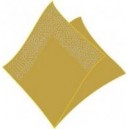 Ubrousky 3-vrstvé, 33x33cm zlaté [ 20 ks]