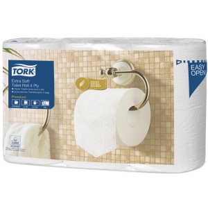 Tork Premium extra jemný 4-vrstvý toal. papír  6 rolí (110405)