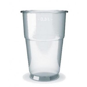 Kelímek průhledný 0.3l  (PP) (p.78mm) 50 ks