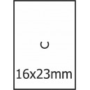 Etikety cenové 16x23 mm MOTEXI bílé  