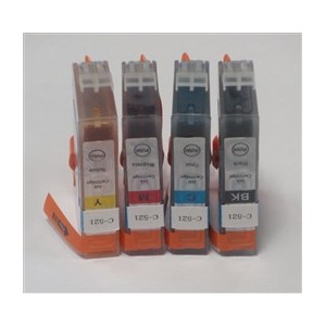 Canon CLI-521BK, kompatibilní Inkoustová cartridge, černá, 9ml