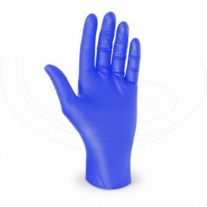 Rukavice nitrilové modré, nepudrované (velikost L) [100 ks