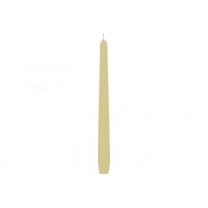 svíčka kónická 245 mm béžová (10 ks)