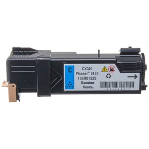 Xerox Phaser 6125, 106R01335 , modrý toner s čipem, 1000k