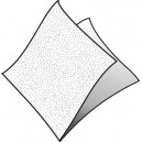 Ubrousky bílé [100 ks] 1-vrstvé, 30 x 30 cm 