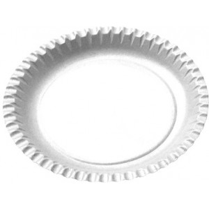 Papírové talíře mělké Ø 23 cm [15 ks]