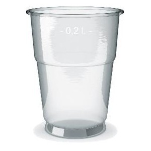 Plastový kelímek z PET 0,2l (pr.78mm) [1ks]