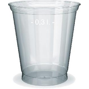 Plastový kelímek (rPET) čirý  300ml (pr.95mm) [1ks]