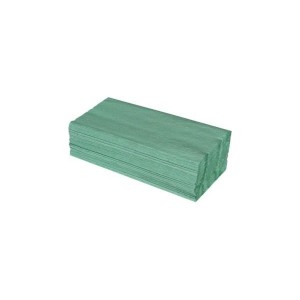Papírové ručníky skládané ZZ zelené 25 x 23 cm [250ks]