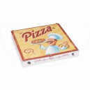 Krabice na pizzu z vlnité lepenky 29,5 x 29,5 x 3 cm [100 ks]