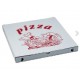 Krabice na pizzu z vlnité lepenky 34x34x3 cm [100 ks]