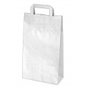 Papírové tašky 32x15x43 cm bílé [250 ks]
