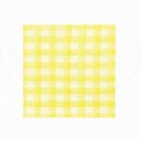 Ubrousky KARO žluté 1-vrstvé, 33 x 33 cm [100 ks]