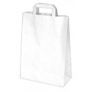 Papírové tašky 26x 12 x 36 cm bílé [250 ks]