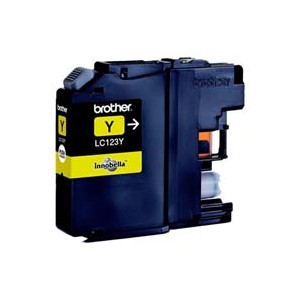 Inkoustová cartridge BROTHER LC123L kompatibilní žlutá
