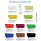 Středový pás PREMIUM  na stoly barevný 24 x 0,40 m [1 ks]