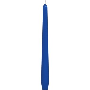 Svíčka kónická 245 mm tm. modrá  [10 ks]