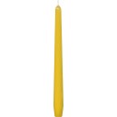Svíčka kónická 245 mm žlutá [10 ks]